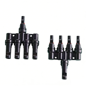 IP67防水PV T型コネクタ 50A/1000V ソーラーケーブル分岐コネクタ オス-メス シリーズ＆パラレル接続用 4MM - Product Image 2