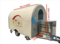 2025 nouvelle conception populaire chariot à crème glacée Mini chariot de nourriture avec cuisine mobile CE DOT entièrement équipée USA Standard