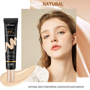Venta al por mayor con etiqueta privada SPF 50 Control de aceite Cobertura completa Impermeable Maquillaje natural de larga duración Líquido BB <span class=keywords><strong>CC</strong></span> Crema de base - Product Image 4