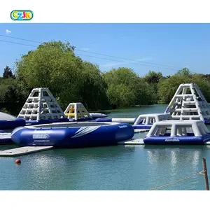 Çocuk tasarım slayt eğlence ekipmanları Aqua su parkı şişme su parkı