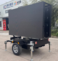 Écran LED couleur double face JCT EF4 P10, luminosité 5000 cd, indice de protection IP65, pour publicité extérieure et utilisation intérieure
