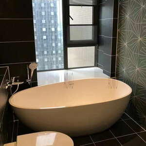 AOWO Pierre Artificielle Baignoire Profonde Piscine Intérieure Solide <span class=keywords><strong>Spa</strong></span> Baignoire Autoportante potable jacuzzis wasmo siil gus <span class=keywords><strong>vichy</strong></span> <span class=keywords><strong>spa</strong></span> baignoires - Product Image 5