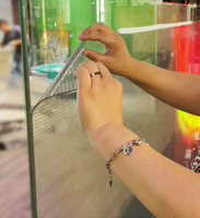 Panel LED de Película sin Marco de Ultra Alta Permeabilidad P3.91-7.82 con Efecto Invisible, Personalizado para Proyectos de Paredes de Vidrio en Centros Comerciales Interiores