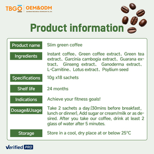 Caffè Dimagrante in Polvere Senza Glutine, Estratto di Chicchi di Caffè Verde, Integratori Naturali, 10 Miscelazioni Salutari, Caffè Istantaneo per Dimagrire - Product Image 2