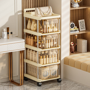 Multilayer Plastic Storage Rack for Kitchen Home Multipurpose Organizer Trolley Bathroom Living Room Stand Tools - Product Image 3