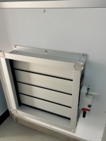 Unité de traitement d'air industrielle hydronique Jetex série JTAHM pour salle blanche avec filtre HEPA, stérilisation UV-C et plasma, sur pied