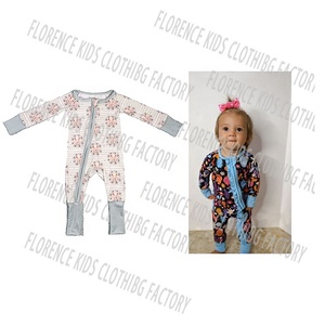 DH ODM vendita calda moda nuovo design bambino bambino bambino <span class=keywords><strong>dinosauro</strong></span> pagliaccetto personalizzato <span class=keywords><strong>pigiama</strong></span> di bambù bambino - Product Image 5