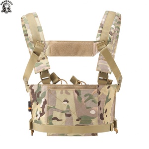 Sinairsoft CS Match Wargame TCM ชุดเสื้อกั๊กยุทธวิธีหน้าอก TCM กระเป๋านิตยสารซองหนังไนล่อน - Product Image 6