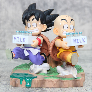 Figura de Acción de Anime Dragon Ball Recién Llegada, Son Goku y <span class=keywords><strong>Kuririn</strong></span> de la Infancia, Modelo de PVC para Decoración - Product Image 2
