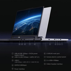 โน้ตบุ๊กเกมมิ่ง Legion R9000P รุ่นใหม่ปี 2025 ขนาด 16 นิ้ว 240Hz 100%DCI-P3 GeForce RTX5070Ti สำหรับอีสปอร์ต  RAM 32GB  SSD 1TB  ใช้ชิปประมวลผล 9 8945H รุ่นปี 2025 Legio - Product Image 6