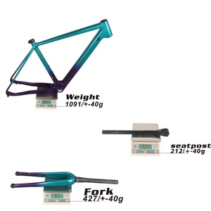 External Cable Disc Gravel Bike <b>Frame</b> GR029 Di2 and Mechanical Compatible 49/58cm Size - Product Image 6
