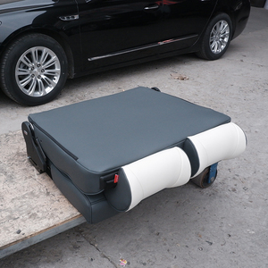Asientos plegables SpaceSaver para furgonetas con cinturones de seguridad integrados de 3 puntos, piezas de asiento de cuero para furgonetas camper y vehículos recreativos. - Product Image 3