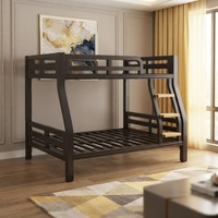 Lit superposé moderne en fer robuste avec lit gigogne, double niveau, pour adultes et enfants, idéal pour la salle de jeux, l'hôtel, la maison, la chambre à coucher, ensemble de meubles et canapé