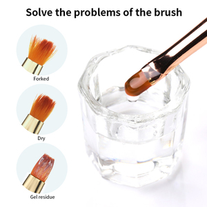 BORN PRETTY Private Label 2 en 1 Nail Art Brush Wash Gel Cleaner para limpiar profundamente Nourish Acrylic Nail Brushes - Product Image 5