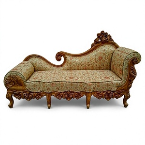 Sofá de Cinco Plazas de Lujo con Estructura de Madera Sólida y Tapicería de Felpa para una Decoración Sofisticada de la Sala de Estar - Product Image 1