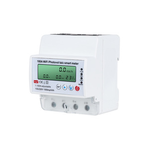Tuya 100A WiFi Photovoltaic Smart Meter 1-100A Adjustable 110V/220V Single Phase Energy Monitoring - Product Image 2