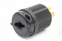 Aulipur 30A 250V NEMA L6 30, Juego de Enchufe y Receptáculo de Plástico de Cuatro Puntas Estilo Americano con Bloqueo Giratorio para Generador, Uso Industrial de Alta Resistencia