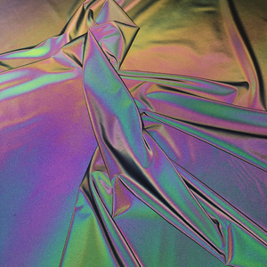 China <strong>rainbow</strong> Color Changing Reflective Polyester Fabric for Clothes - Product Image 3