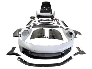 For 992 OEM Style Carbon Fiber Body Kit New Condition Front Lip Diffuser Spoiler Hood Self-adhesive 2020- - Product Image 2