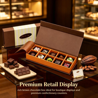Boîtes cadeaux en papier pour chocolats et bonbons, de qualité supérieure, style tendance, prix compétitif, fabrication chinoise, vente en gros personnalisée.