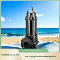WQ Pompe submersible pour eaux usées agricoles sans colmatage Pompe d'irrigation QW durable
