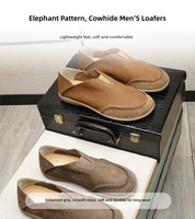 Mocassins Penny Populaires en Cuir Véritable Confortables Cousus Main Légers à Enfiler