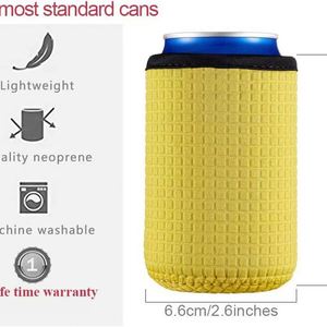 Funda Refrigerante para Latas con Patrón en Relieve Multicolor, Impermeable y Aislante, para Latas de Cerveza o Refresco de 330 ml - Product Image 3