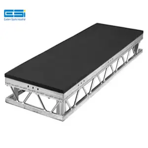 LiteDeck 6'x2' Aluminum Adjustable Stage Platform Staging Compatible With Prolyte