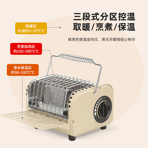Calentador de Gas Portátil Personalizado, Mini Estufa de Camping para Exteriores, Diseño Compacto de Metal para Uso en Tiendas de Campaña - Product Image 2