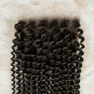 Qingdao <span class=keywords><strong>Haohao</strong></span> 4X4 5x5 HD dentelle fermeture 13x4 13x6 Invisible dentelle frontale naturelle cheveux humains frontale - Product Image 4