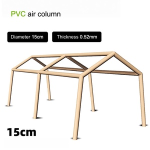 Tenda Gonfiabile Portatile per Campeggio Esterno, <span class=keywords><strong>Set</strong></span> Completo di Attrezzatura, Impermeabile in PVC 3000mm+, Tettuccio Rinforzato - Product Image 4