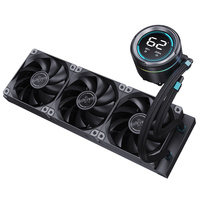 SNOWMAN KL360 refroidisseur de liquide LED haute Performance 300W AIO sans ventilateur LED 800-2000 tr/min 76.8CFM 300W écran d'affichage boîte de processeur 3pin