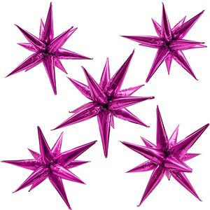 22 Inch 4D Huge Gold Star Balloons Explosion Star Aluminum Foil Balloons for Party Supplies Backdrop Christmas <b>Ornament</b> - Product Image 4