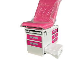 गर्म बिक्री के लिए गुलाबी आधुनिक मैनुअल ऑपरेशन स्त्री रोग परीक्षा तालिका - Product Image 3