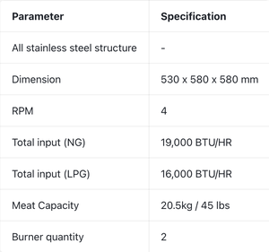 <span class=keywords><strong>Machine</strong></span> à shawarma professionnelle KOCHEF, gril à gaz propane, rôtissoire verticale pour <span class=keywords><strong>kebab</strong></span>, avec 2 brûleurs, en acier inoxydable, facile à nettoyer - Product Image 4