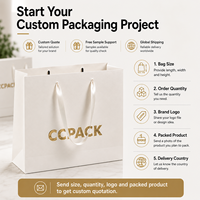 Maßgefertigte Luxus Weiße Matte Papiertüte mit Goldprägung und Bandgriff für Bäckerei Boutique Schmuckverpackung