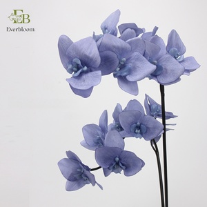 Orchidea Artificiale di Lusso Personalizzata a 7 Teste, Effetto Realistico, Phalaenopsis Rosa Blu Viola - Product Image 3