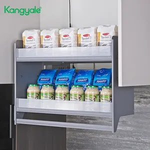 Kangyale Kitchen Elevator System Tall Cabinet Lift Up And Down Pull Basket Electric Kitchen Lifting Basket