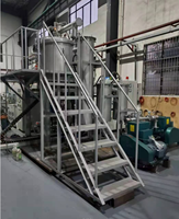 Four de dépôt vapeur vertical de laboratoire pour matériaux SiC, machine CVD à chauffage par induction 2000C, économique, fournisseur chinois