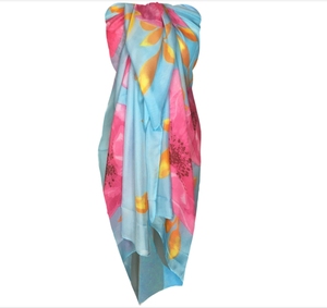 Werbe Chiffon Strand Sarong benutzer definierte Druck Bikini Wraps Pareo - Product Image 2