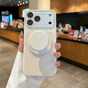 Funda Magnética de Silicona para Teléfono, Colorida, Resistente a Impactos, para 17/16/15/14/13 Pro Max, con Asa Fija - Product Image 5