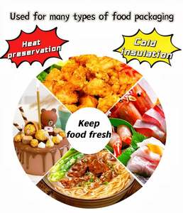 High Quality Custom Printed Logo Portable Polyester Lining Reusable Large Food <b>Lunch</b> Insulated Thermal Cooler <b>Bag</b> - Product Image 5