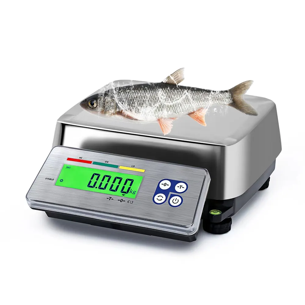 물고기를위한 도매 저렴한 30kg IP69K 테이블 탑 방수 스케일