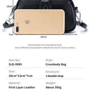 Bolso de Mano para Teléfono Celular Boshiho para Mujer, Bolso Bandolera de Cuero Genuino, Bolso Cruzado de Cuero para Mujer - Product Image 3