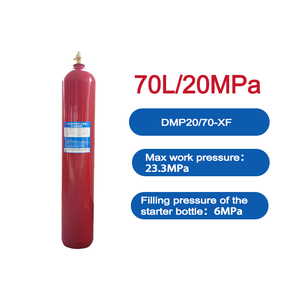 Zhishun DMP20/70-XF IG100 système automatique d'extinction d'incendie de gaz d'<span class=keywords><strong>azote</strong></span> de qualité industrielle 70L 20MPa plusieurs cylindres en acier - Product Image 2
