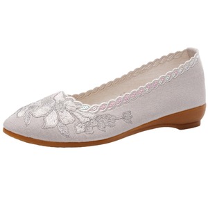 Zapatos Planos de Verano con Suela de Tela Bordada, Zapatos de Mujer con Lentejuelas, Moda Casual - Product Image 5