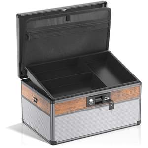 Estuche Rígido de ABS Negro Personalizado con Muestra Gratuita, Maletín Portátil para Herramientas, Estuche de Transporte Duradero de Plástico y Cuero con Espuma - Product Image 1