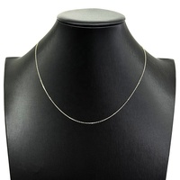 Collier en or véritable Au585, chaînes en or massif 14 carats, bijoux, chaîne câble, vente en gros
