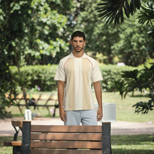 <b>Men's</b> Knitted <b>Polo</b> <b>Shirt</b> Short Sleeve Loose Fit Lapel Collar Summer Casual Wear - Product Image 2