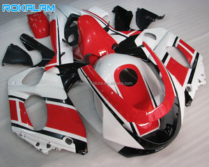 Carenados Rojos, Blancos y Negros para <span class=keywords><strong>Yamaha</strong></span> YZF600R <span class=keywords><strong>Thundercat</strong></span> 1997-2007, Kit de Carrocería YZF 600R 97-07, <span class=keywords><strong>Carenado</strong></span> Deportivo de Repuesto - Product Image 1